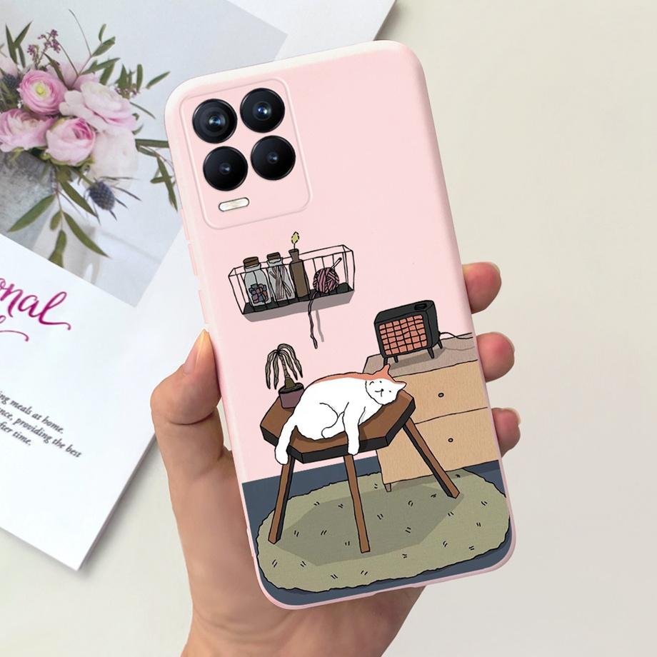 For Realme 8 Pro 4G Case Realme 8 8i 4G 5G Coque Cover Soft TPU Silicone Shockproof Bumper For Realme8 8Pro Coque With Pattern