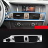 Рамка-накладка на центральную консоль, дефлектор кондиционера для BMW X3 F25 2011 2012 2013 2014-2017, ABS, Аксессуары для интерьера