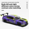 1/24 BMW M4 GT3 Купе Супер Гоночный Мини GT Сплав Металл Литой Модель Автомобиля Звук и Свет Коллекционирование Хобби Декоративное Украшение Мальчик
