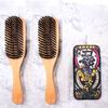 Bristle Beard Brush Men's Beard Styling Brush Solid Wood Beard Styling Tools