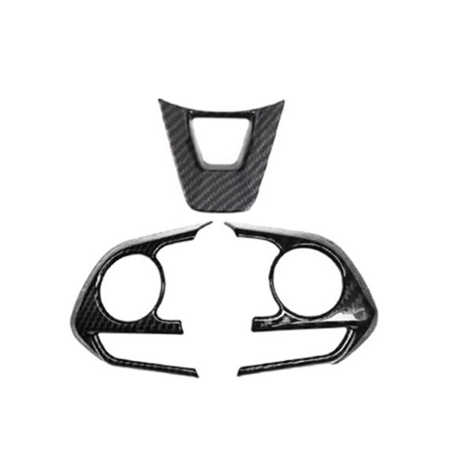 Для Toyota RAV4 2019-2021 Накладки переключателей рулевого колеса в стиле карбонового волокна Аксессуары