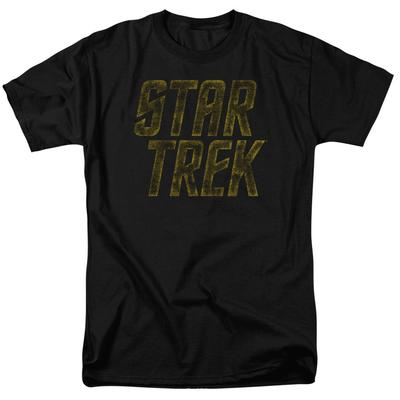 Футболка Star Trek с потертым логотипом, ТВ-шоу, Размеры S-4XL, НОВАЯ