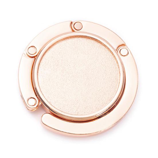 Складной крючок для сумки с магнитом, противоскользящий дизайн, универсальная совместимость, экономящий место металлический крючок для сумки, вешалка для кошелька