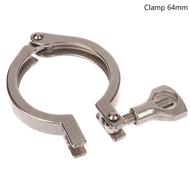 304 Precision Cast Sanitary Clamp Stainless Steel Quick Opening Pipe Clamp Quick Installation Clamp Set Quick Installation Clamp