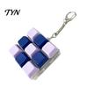 Handheld Stress Reliever 9-Keys Keyboard Fidget Toy, LED Light-up Keychain Clicky Mechanical Switch Toy for Relief, 9-In-1 Backpack Charm
