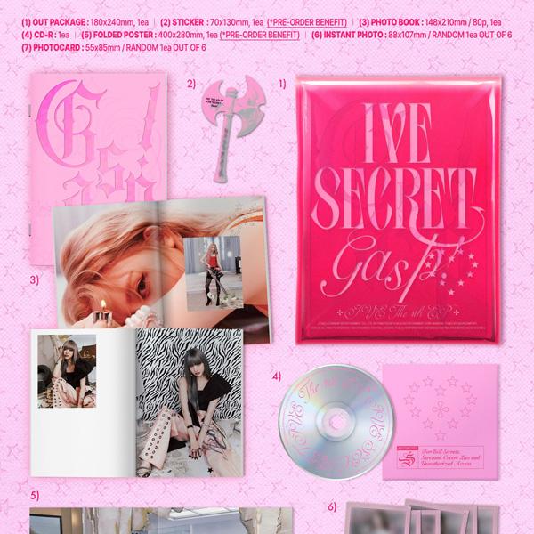 (+shop Gift) IVE - THE 4TH EP [IVE SECRET] [Random Version]