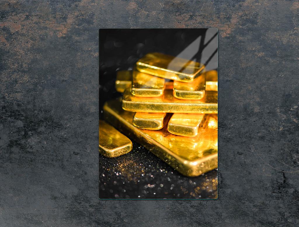 GLASS CUTTING BOARD 35x52 Gold