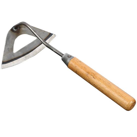 Садовая полая мотыга, артефакт для прополки с ручкой, высокая прочность, нержавеющая, не легко деформируется, широко используемый инструмент для удаления сорняков на открытом воздухе