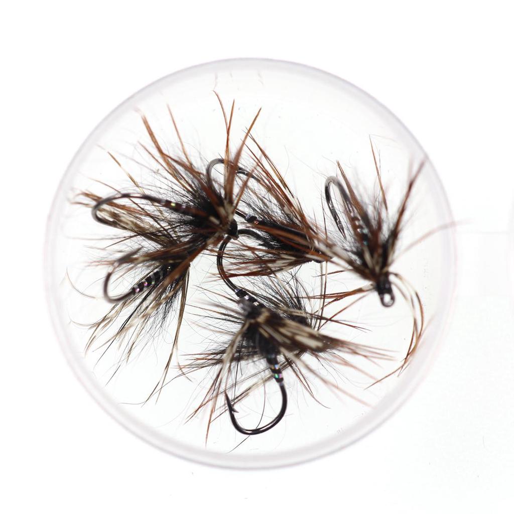 Bimoo 6 шт. № 12 муха для ловли форели, модели мух-пауков, мушки для форели