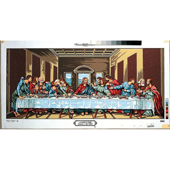 Canevas Pénélope Antique La Sainte Cène 65x130cm