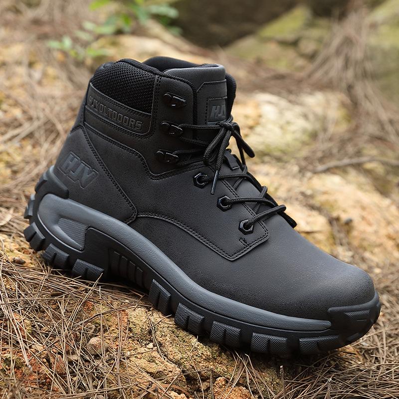 Supply large size outdoor hiking tactical boots training field training field boots hiking shoes high quality boots