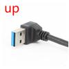 20cm USB 3.0 Right / Left / Up / Down Angle 90 Degree Extension Cable USB Male To Female Adapter Cord USB Cables Extension Cord