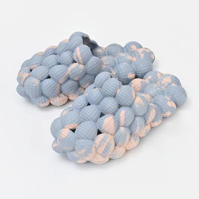 Унисекс летние тапочки для женщин на открытом воздухе закрытые тапочки Bubble Massage личи сандалии камуфляж толстая подошва Bubble ShoesCouple Style