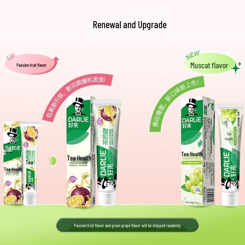 Darlie Tea Care Green Grape Flavor Toothpaste