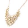 [J8747] - Golden 'Carmen' Designer Necklace