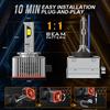 D3S LED D1S Car Headlights Canbus For Ballast D2S D4S D5S D8S Led HID D1R D2R D3R D4R D5R D8R Bulb Plug&Play Car Light 110W HLXG
