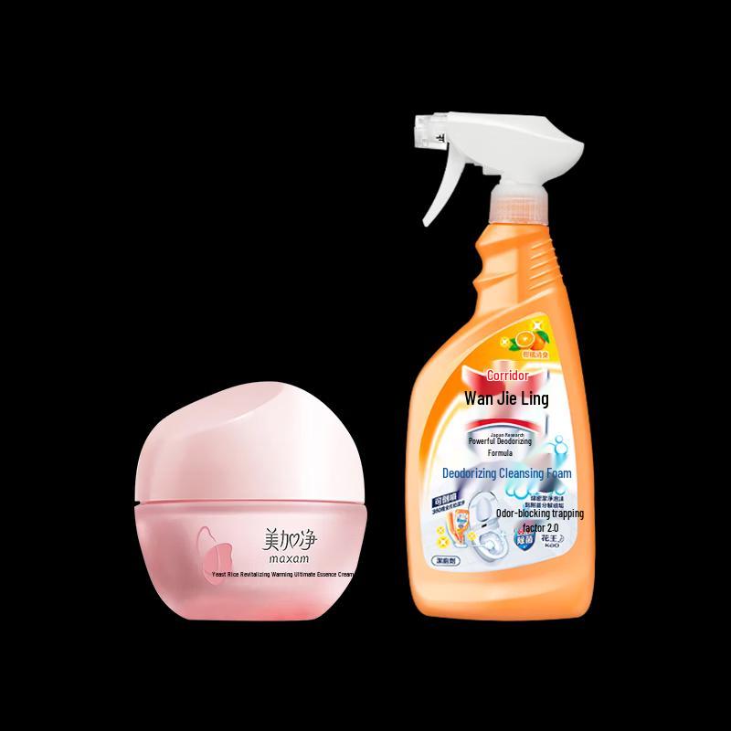 MAXAM Fermented Rice Cream & Kao Magiclean Toilet Cleaner Set