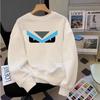 2025 New Autumn and Winter Casual Crew Neck Jumper, Fashionable Cotton Crew Neck Top
