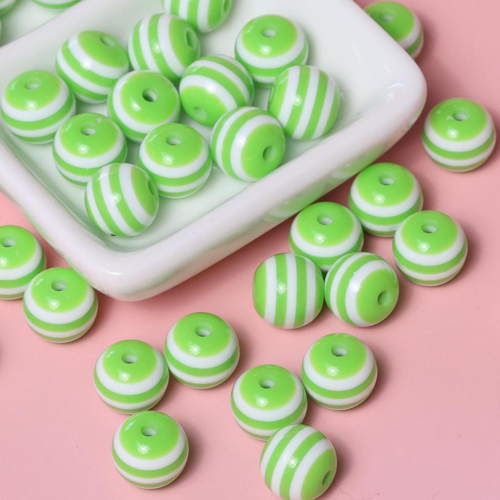 Японский макарон леденец бусина DIY набор шармов: Детские полосатые круглые бусины для аксессуаров для телефона и сумки