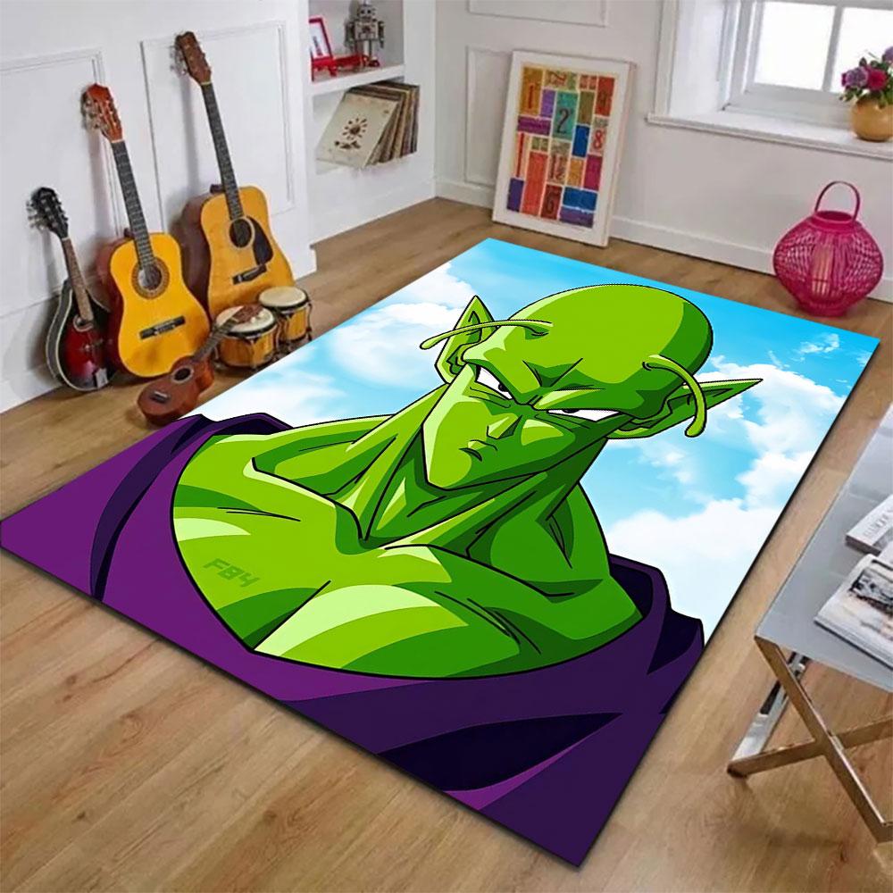 Green Alien Warrior with Bold Look Patterned carpet, suitable as a non slip play mat for the living room and bedroom sofa