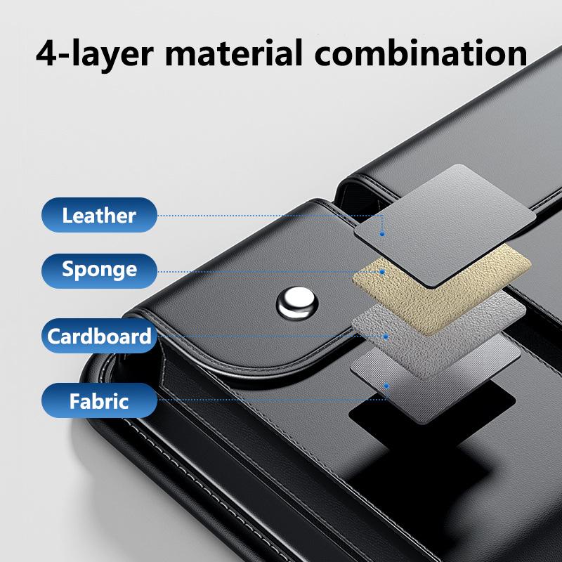 Многофункциональный автомобильный солнцезащитный козырек-органайзер, универсальный держатель для очков, чехол для водительских прав - Автомобильный аксессуар