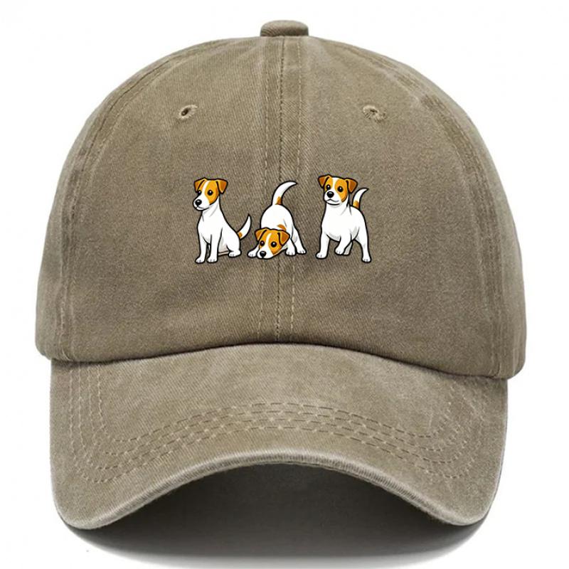 a Hat Featuring Three Dogs Suitable for Women And Men Including Baseball And Trucker Styles These Breathable Caps Are Adjusta