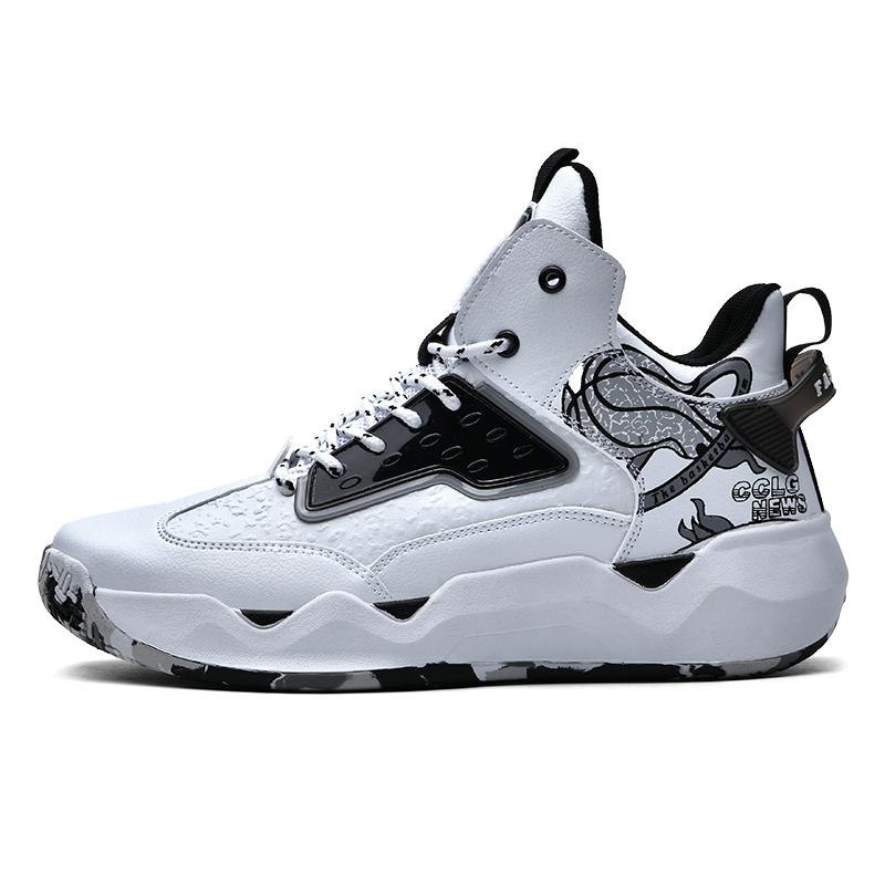 Баскетбольные бутсы унисекс 36-45, высококачественная молодежная кожаная нескользящая баскетбольная спортивная мужская обувь