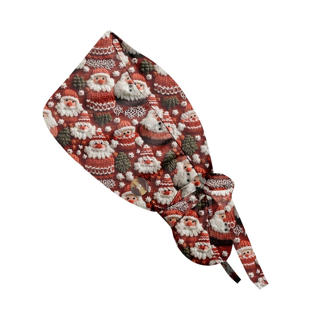 Модная рождественская рабочая кепка с принтом, повседневная женская кепка с хвостиком, кепка с повязкой, кепка Baotou