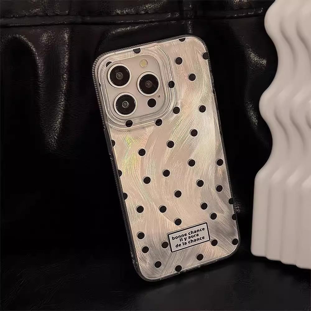 Винтажный чехол для мобильного телефона vivo iQOO 12 x100pro с узором в горошек и перьями, мягкий край s18, жесткий s19, женский neo