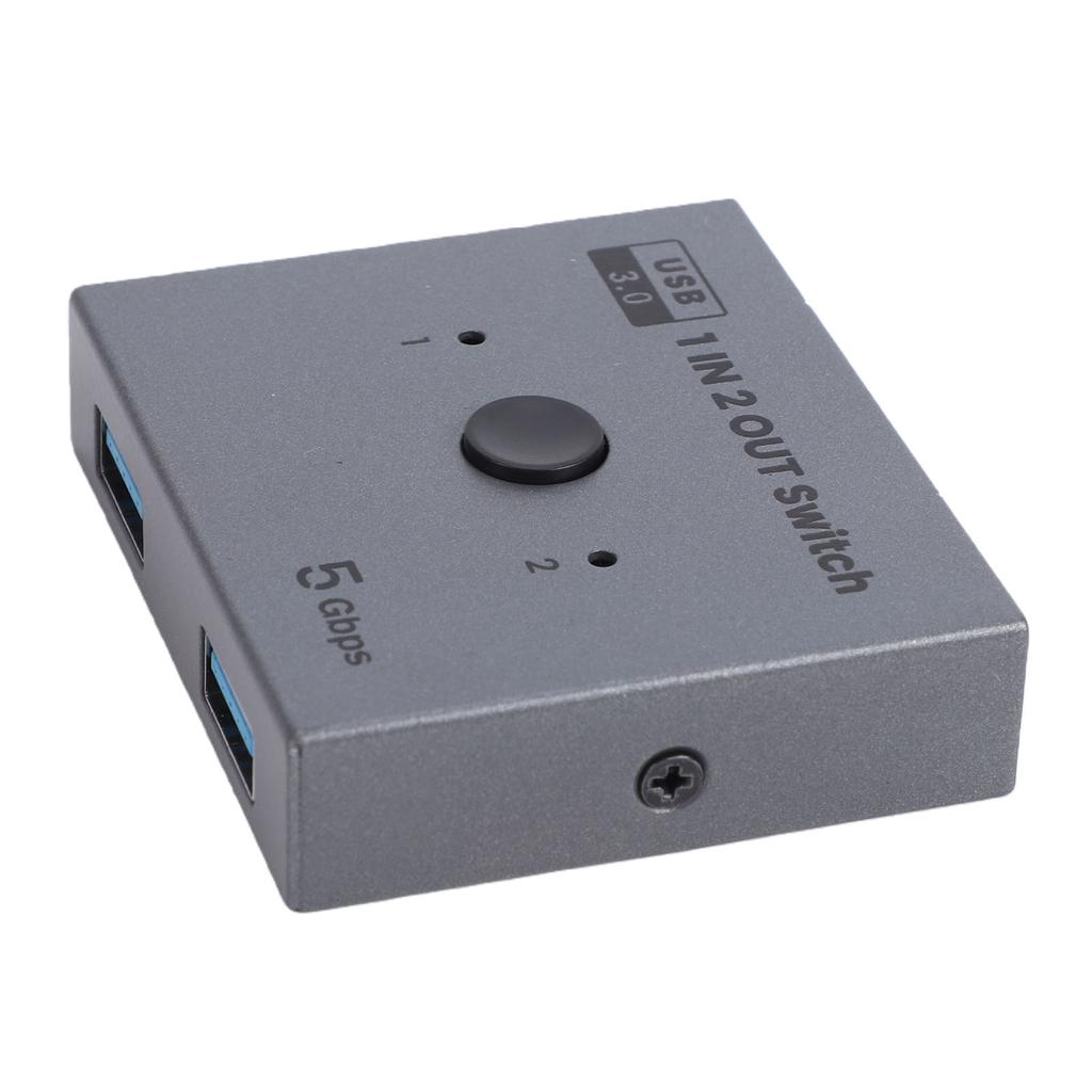 USB 3.0 Переключатель Двунаправленный 2 в 1 Выход 1 в 2 Выхода 3-портовый USB-переключатель для Клавиатуры Принтера Сканера