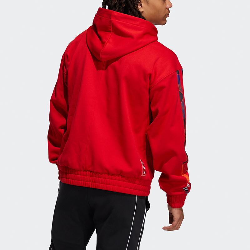 adidas Толстовка мужская Светло-алая H37613
