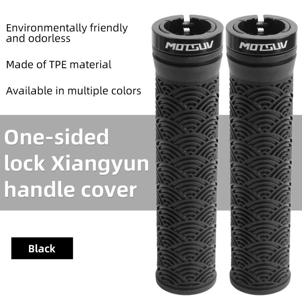 Non-Slip Rubber Bike Handlebar Covers TPE Mountain Bike Grips Mountain Biking