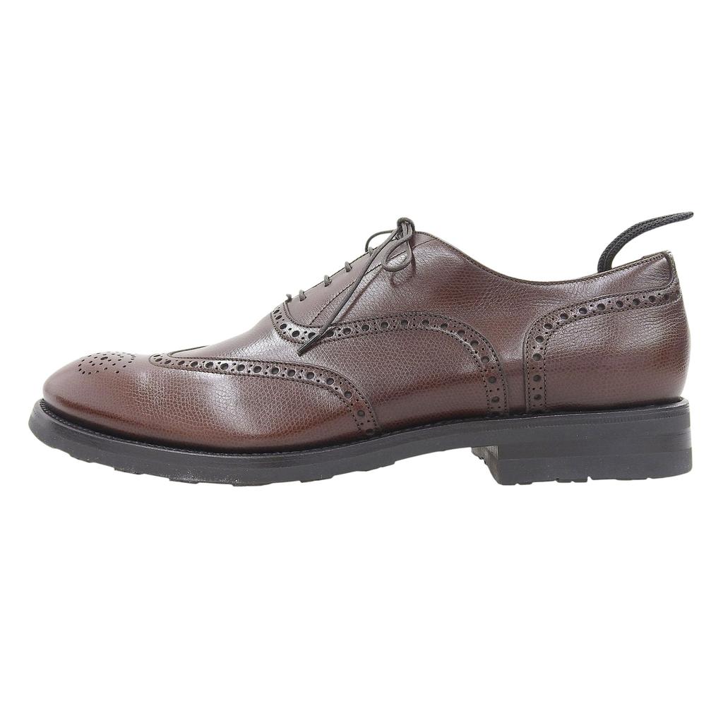 Pristine Dunhill Leather shoes Wingtip Medallion Full Brogue Brown leather Used