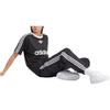 adidas Оригинальная ретро-футболка с коротким рукавом в полоску Черная IU2341