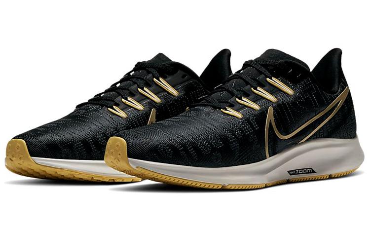 Nike Женские кроссовки Air Zoom Pegasus 36 Premium 'Black Metallic Gold' BQ5403-003