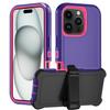 Для iPhone 16 Pro Оптовые чехлы для телефонов Съемная оболочка для телефона из ПК+ТПУ с подставкой