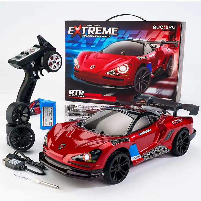 Новый RC Drift Car High Speed со звуком и светом 50 км/ч Дистанционное управление Drift Racing Электрический внедорожник Flat Running Детские игрушки для мальчиков Подарок