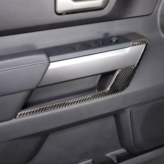 Наклейка из углеродного волокна, полоса-молдинг на панель двери для Toyota Tundra -24