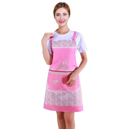 Кухонный фартук Yousheng Водонепроницаемый Маслостойкий Без рукавов Фартук для готовки Креативный фартук с рисунком велосипеда для дома, ресторана, кафе