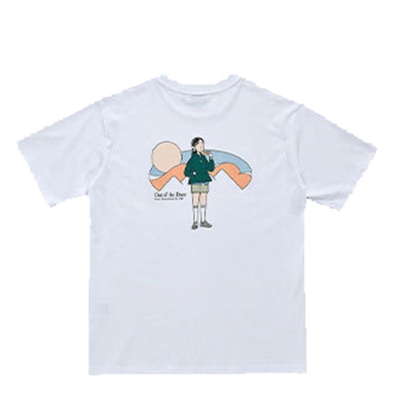 New Balance Футболка унисекс Ivy Girl Backpacking с коротким рукавом NBNEC2L323 WH