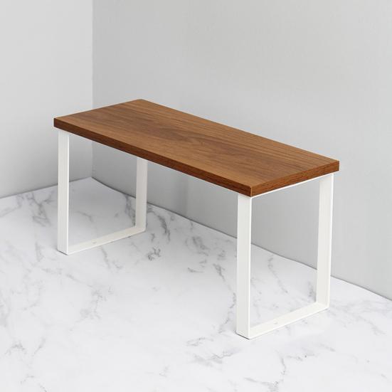 Стабильная настольная полка для хранения высокой твердости, металлическая практичная полка для настольного хранения для дома