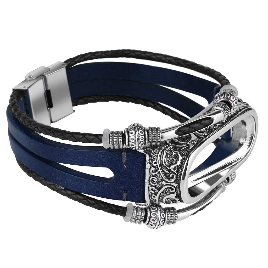 Сменный ремешок из кожи, металлический чехол для Xiaomi Mi 4