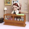 1:12 Simulation Display Cabinet Mini Wooden Furniture Dollhouse For Doll Lovers Collection