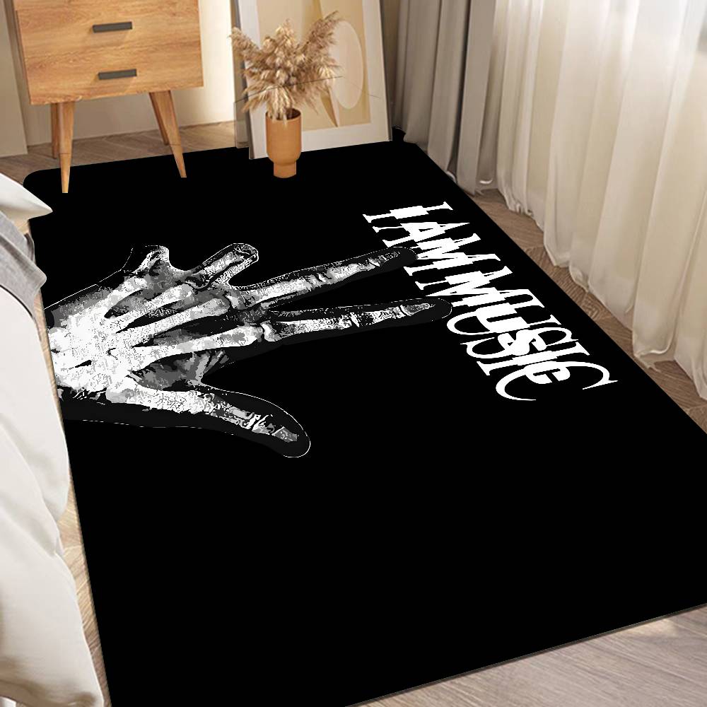 Rapper Playboi Carti I am Music Floor Mat Rectangle Anti-slip Home Soft Badmat Front Door Indoor Outdoor Mat Hotel Decor Mat