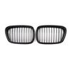 Для BMW 5 серии E39 525 528 530 535 1999-2003 Автомобильная решетка радиатора Передняя решетка "почки" Двойная линия Серебристый Черный 51137005837 51137005838