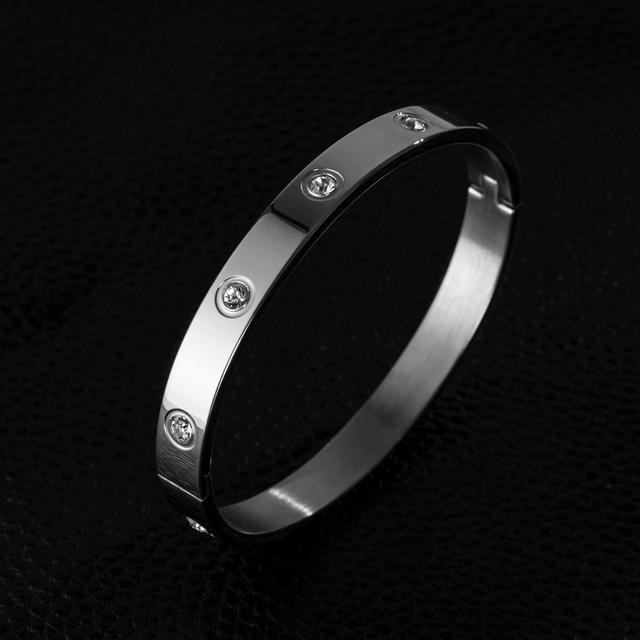 Новые браслеты для мужчин и женщин с микро-паве Cz Crown Royal Charm, браслеты из нержавеющей стали с кристаллами, пара ювелирных изделий ручной работы в подарок