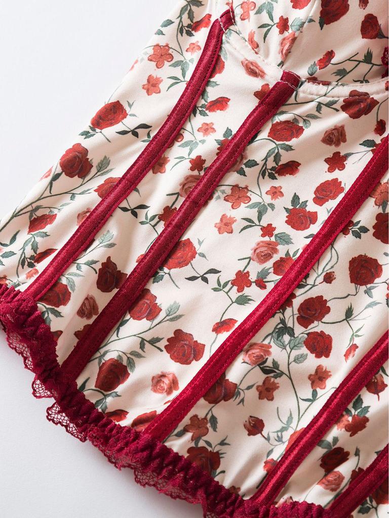 Retro Milk Silk Waist-Tie Bandeau Top - French Hot Girl Essential