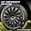 4PCS Full Rim Hubcap for Tesla Model Y Juniper Standard 18 Inch Performance Aperture Wheel Cover Replacement Accessories 2026