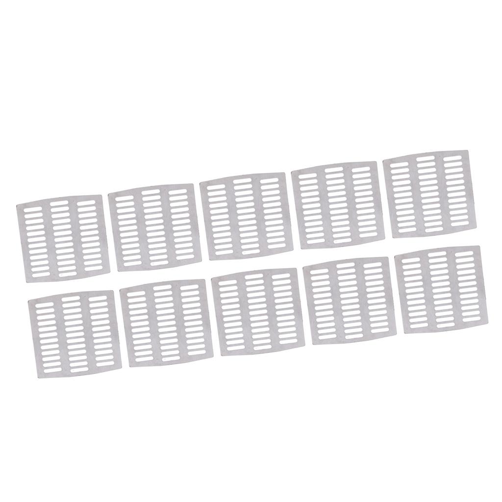 40PCS Stainless Steel Weep Hole Cover Stops 2.75 Inch Brick Drain Hole Cover Can Be Cut Or Stacked