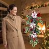 Artificial Artificial Pine Branch Faux Flower Christmas Garland Door Hanging  Door Decoration